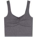 Ribbed Cinched Tank - Denny's