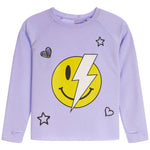 Bolt & Smiley Fleece Sweatshirt - Denny's