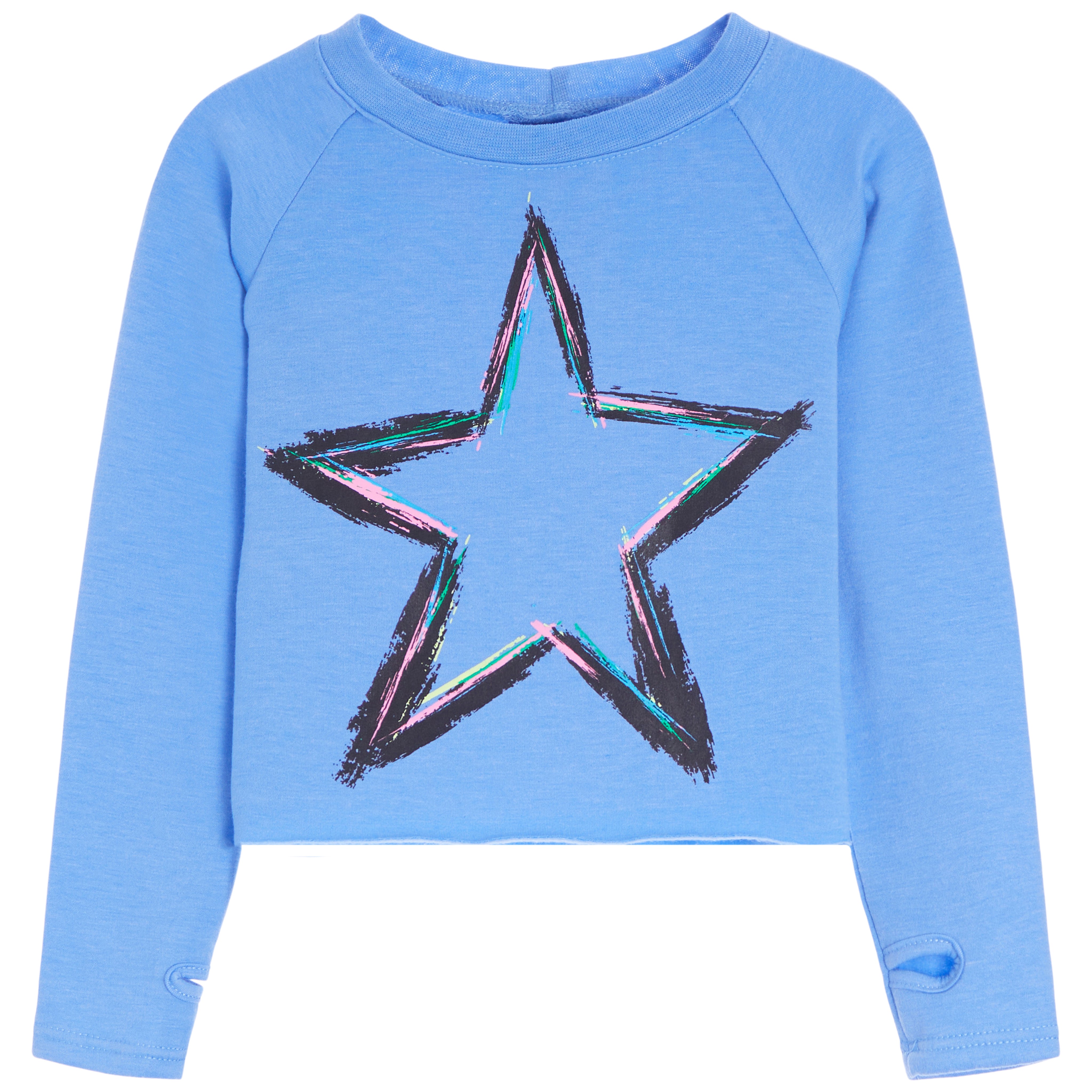 Open Star Cropped Thumbhole - Denny's