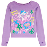 Girls Rule Raglan Sweatshirt - Denny's