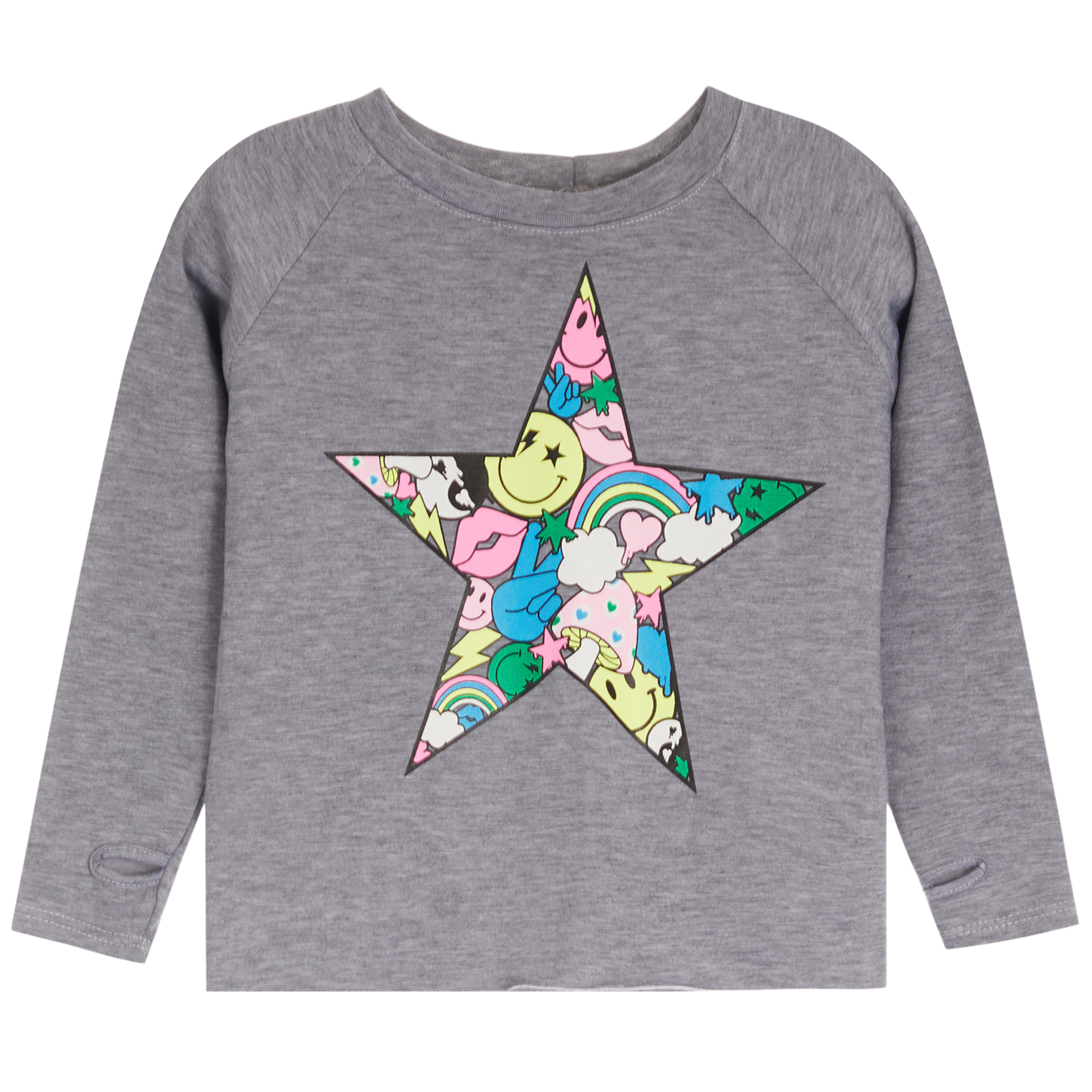Happy Elements Cropped Thumbhole - Denny's