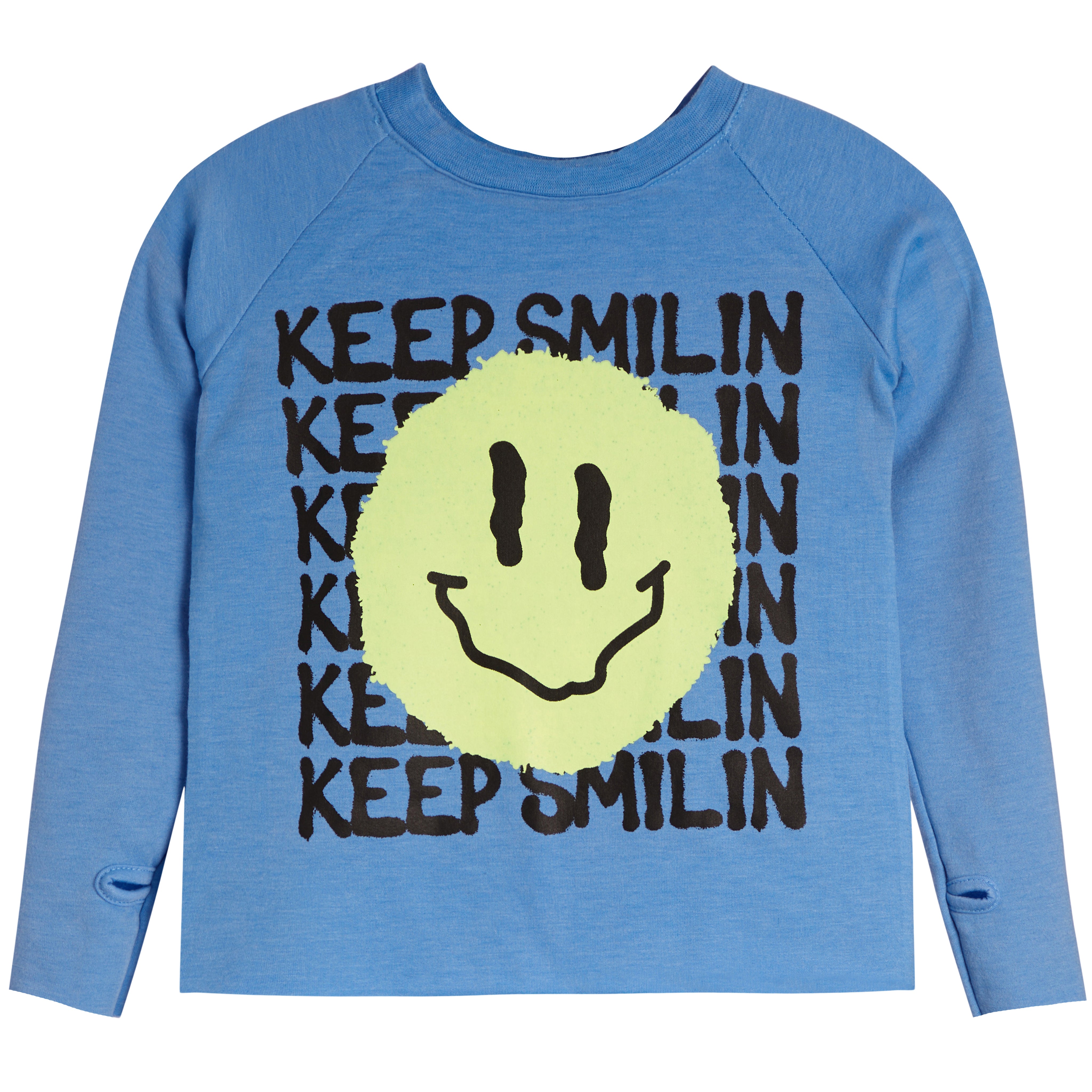Keep Smilin Thumbhole Sweatshirt - Denny's
