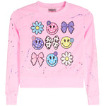 Allover Polka Dot Icons Sweatshirt - Denny's