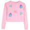 Crew Sweatshirt With Allover Cupcakes - Denny's