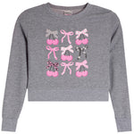Crew Sweatshirt With Multi Bows - Denny's