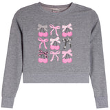 Crew Sweatshirt With Multi Bows - Denny's