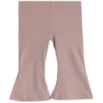 2pc Ribbed Ruffle Onesies Flare Pant Set - Denny's