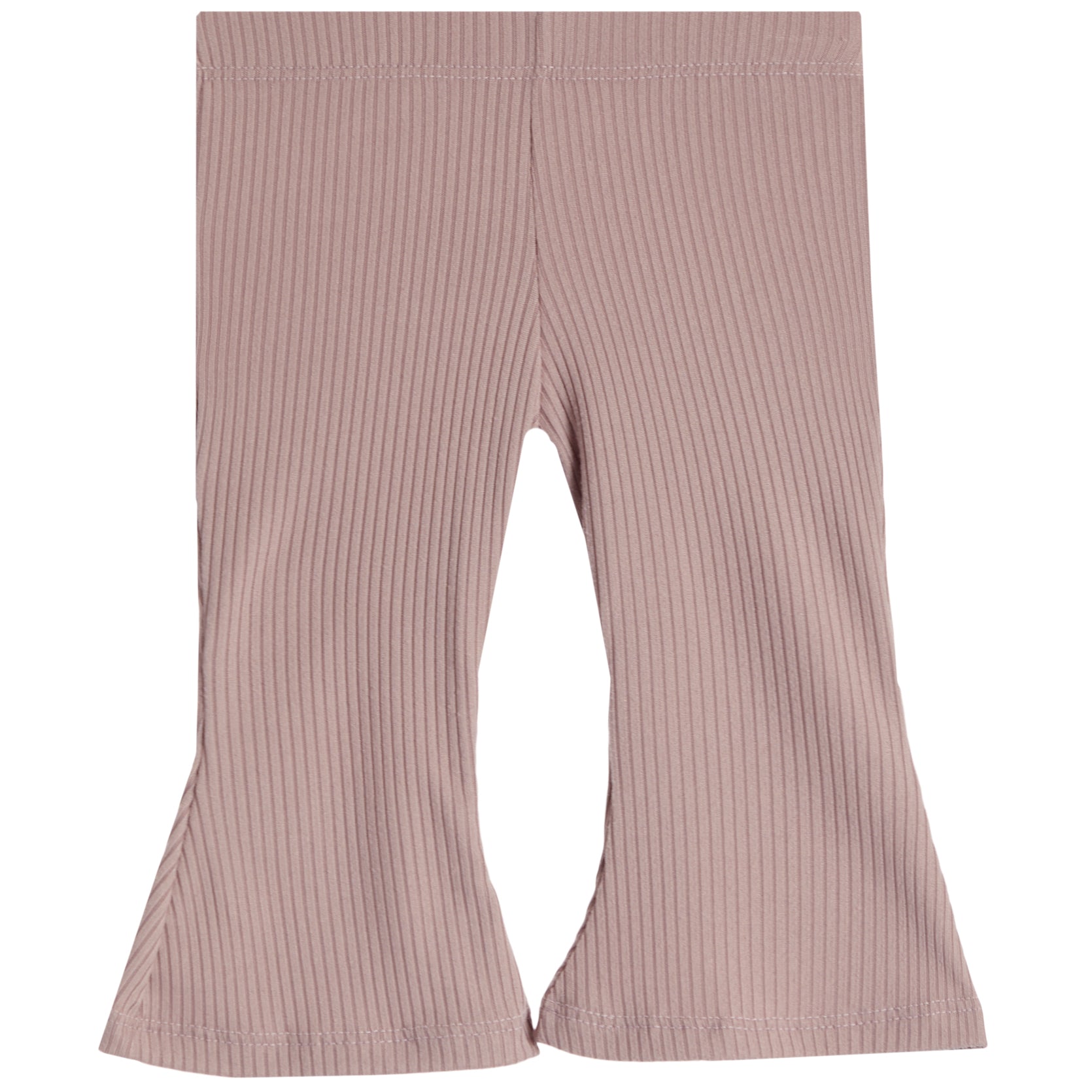 2pc Ribbed Ruffle Onesies Flare Pant Set - Denny's