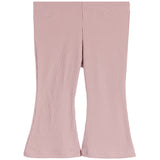 2pc Ribbed Ruffle Tee Flare Pant Set - Denny's
