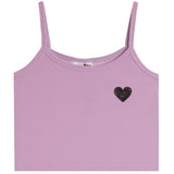 Rib Cami With Black Heart