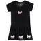 Pink Sequin Bows Short Sleeve Dress - Denny's