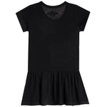 Pink Sequin Bows Short Sleeve Dress - Denny's