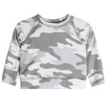 Grey Knit Camo Raglan Sweatshirt - Denny's
