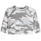 Grey Knit Camo Raglan Sweatshirt - Denny's