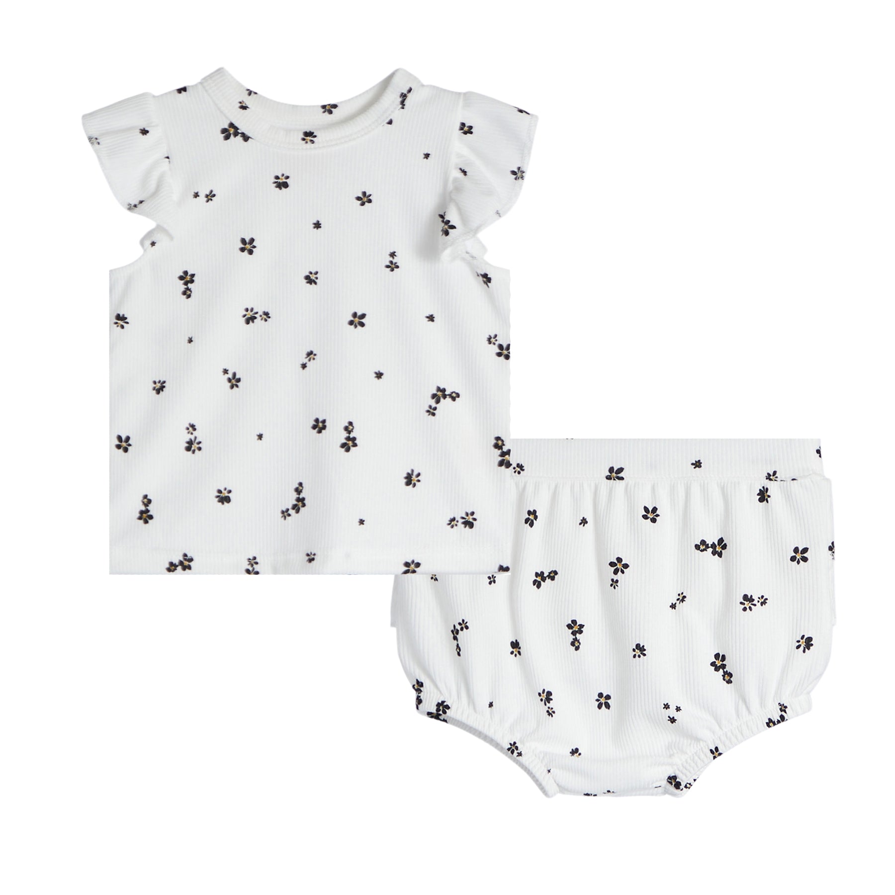 2pc Floral Diaper Set - Denny's