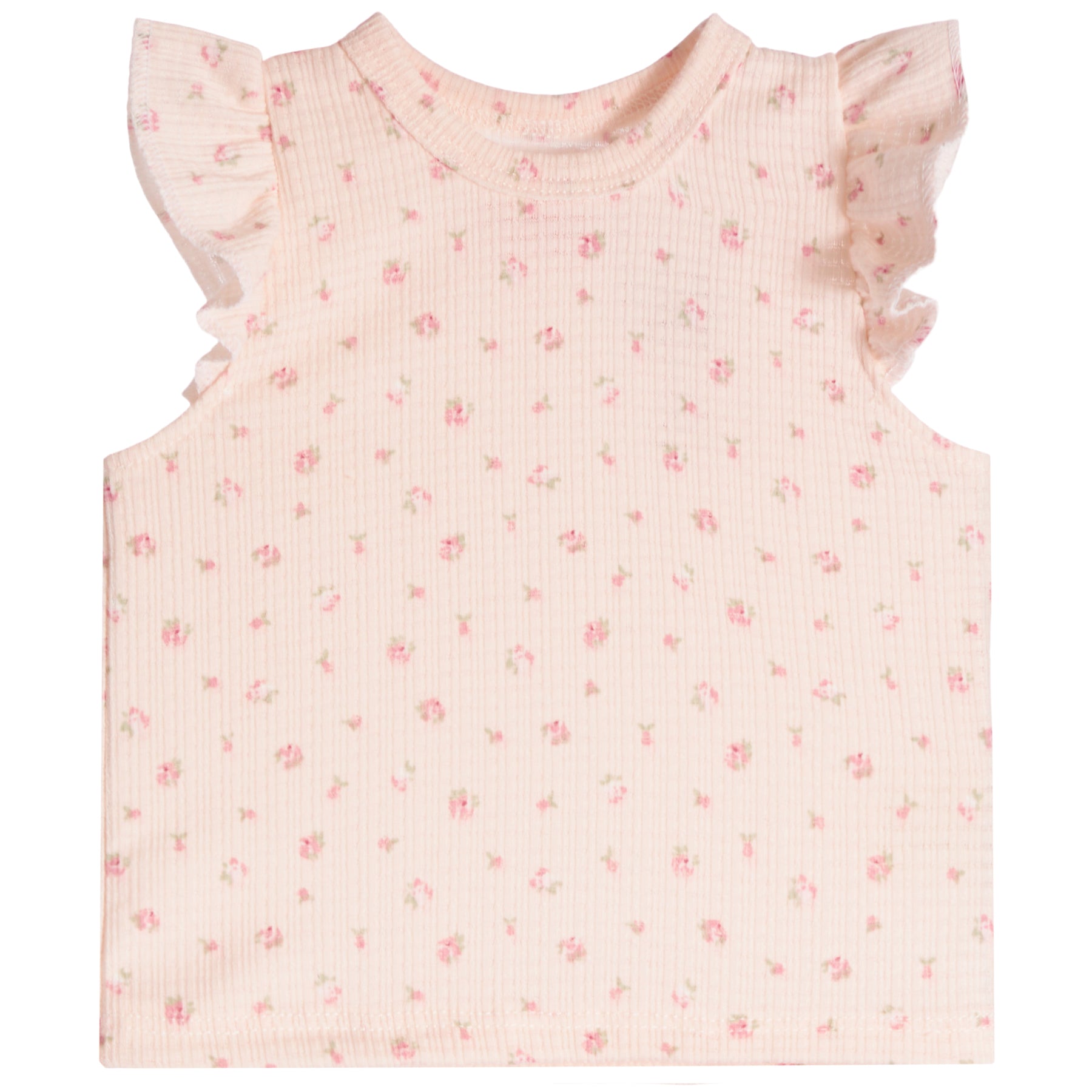 2pc Pointelle Blush Rosebud Diaper Set - Denny's