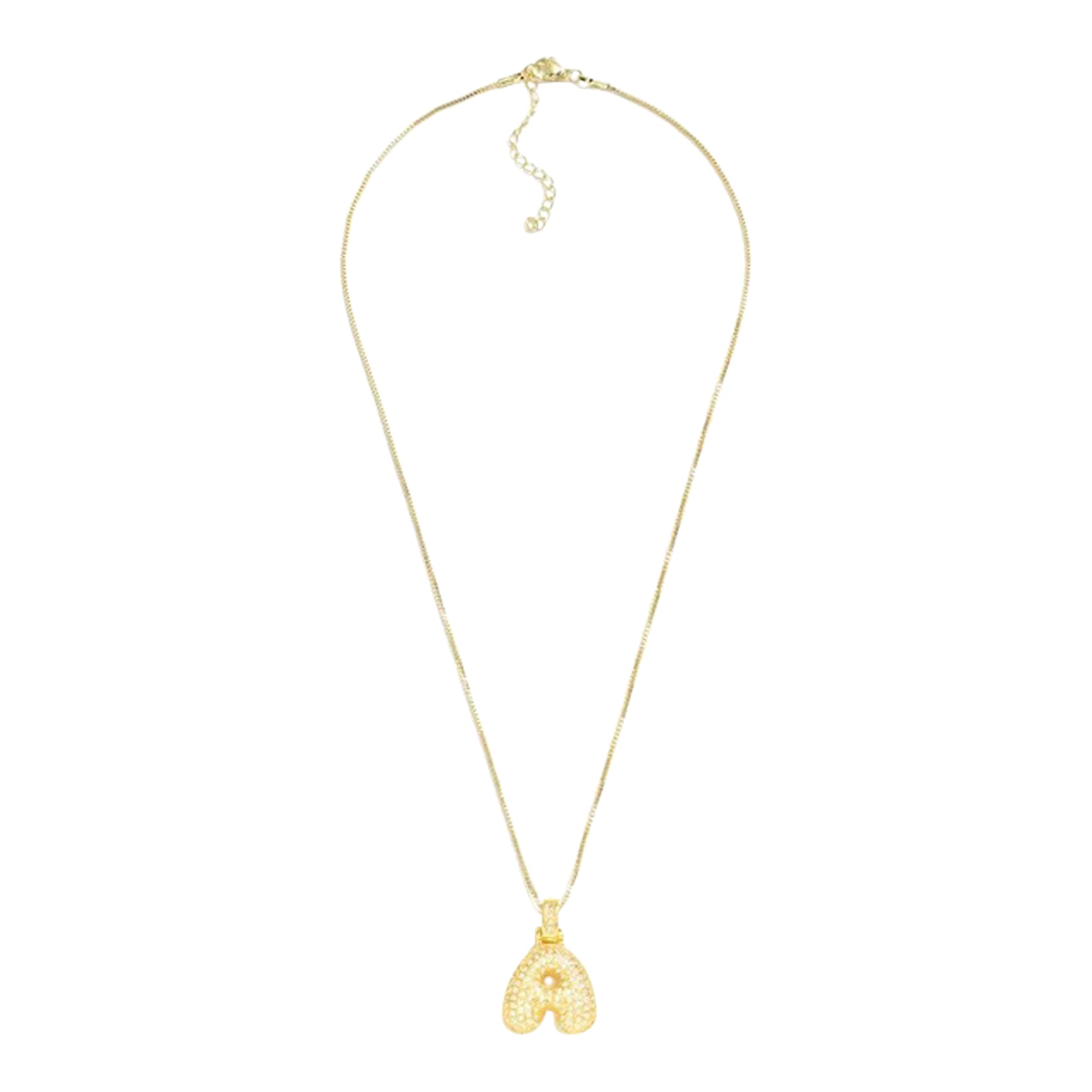 Crystal Initial Necklace -A - Denny's