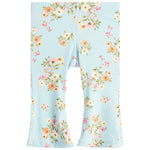 2pc Floral Ruffle Shoulder & Bell Bottom Pant Set - Denny's