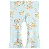 2pc Floral Ruffle Shoulder & Bell Bottom Pant Set - Denny's