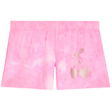 Cloud Tie Dye Short With Silver Bow Cherry
