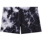 Tie Dye Cloud Short With Silver Bolt