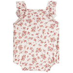 Creme Floral Bouquet Flutter Sleeve Bubble - Denny's