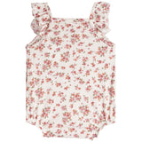 Creme Floral Bouquet Flutter Sleeve Bubble - Denny's