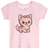 Puppy And Crystals Tee