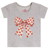 Studded Hearts Bow Tee