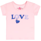 Short Sleeve Tee With Love Locket