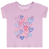 Multi Hearts Rib Tee