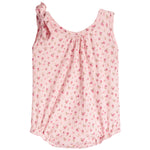 Pointelle Bouquet Floral Tie Shoulder Romper - Denny's