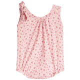 Pointelle Bouquet Floral Tie Shoulder Romper - Denny's