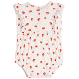 Double Ruffle Strawberry Bubble