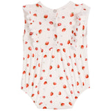 Double Ruffle Strawberry Bubble