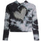Checkered Heart Tie Dye Sweatshirt - Denny's