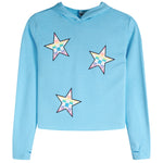 Ombre Stars Hoodie Sweatshirt - Denny's