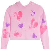 Stamped Heart Hoodie - Denny's