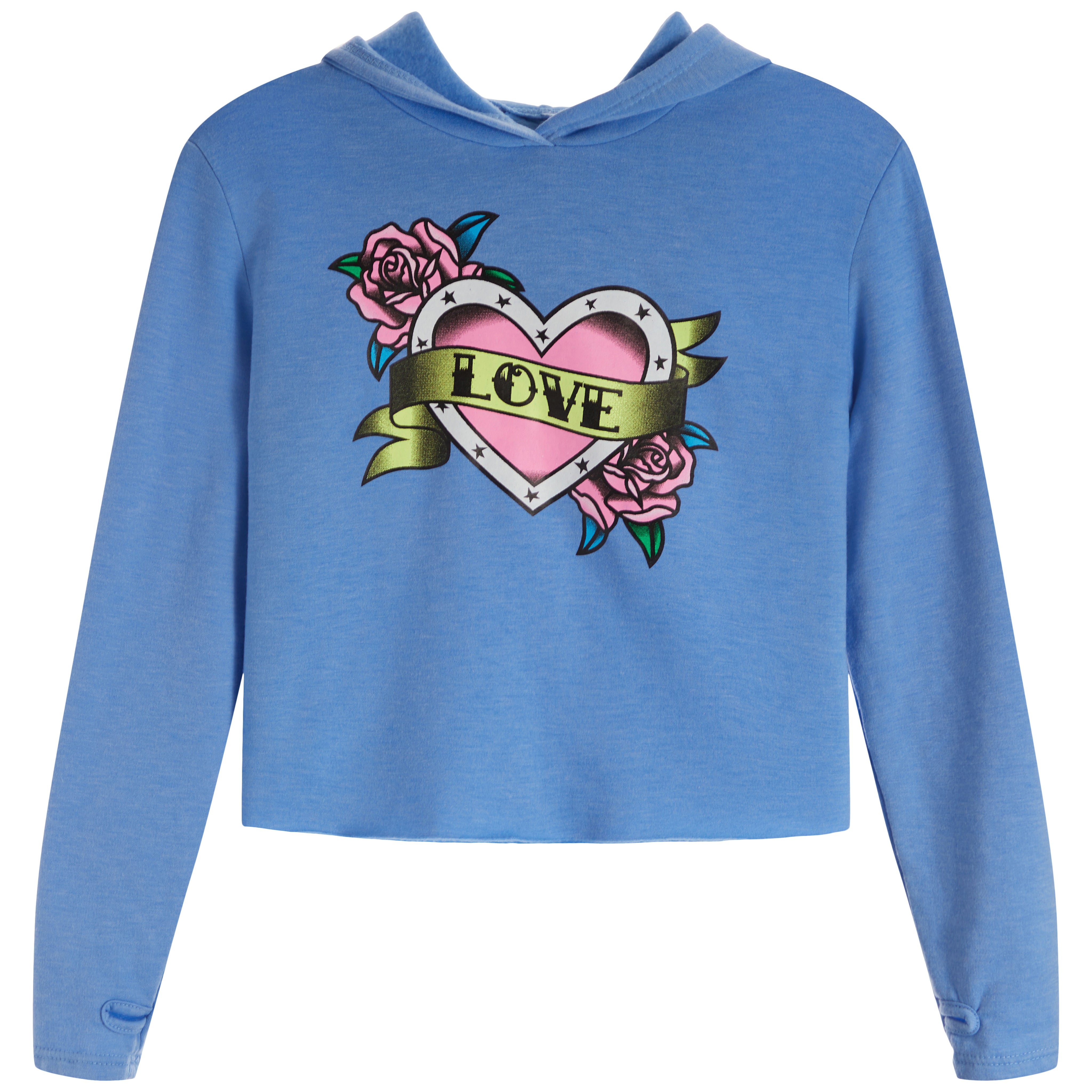 Love Tattoo Crop Sweatshirt - Denny's