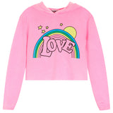Rainbow Love Cropped Hoodie - Denny's