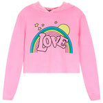 Rainbow Love Cropped Hoodie - Denny's