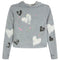 Heart Stamp and Neon Splatter Hoodie - Denny's