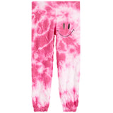 Black Smile Tie Dye Cloud Jogger