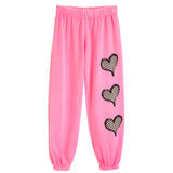 Checked Trio Hearts Fleece Pant - Denny's