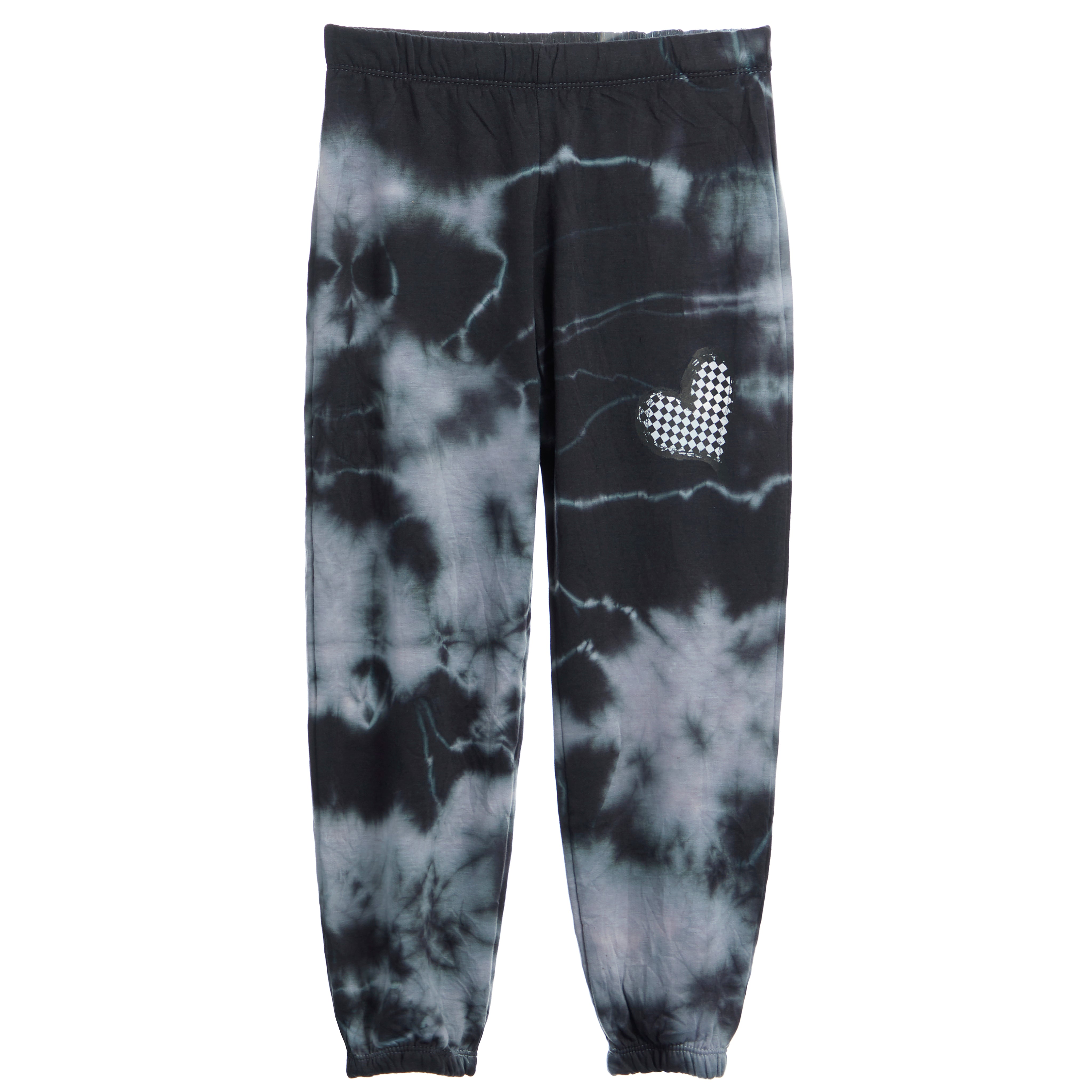 Tie Dye Checkered Heart Sweatpant - Denny's