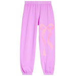 Pink Gingham Bow Jogger - Denny's