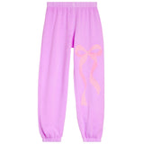 Pink Gingham Bow Jogger - Denny's