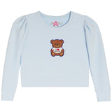 Puff Thermal Sweatshirt With New York Bear
