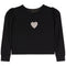 Silver Heart Puff Sleeve Thermal - Denny's