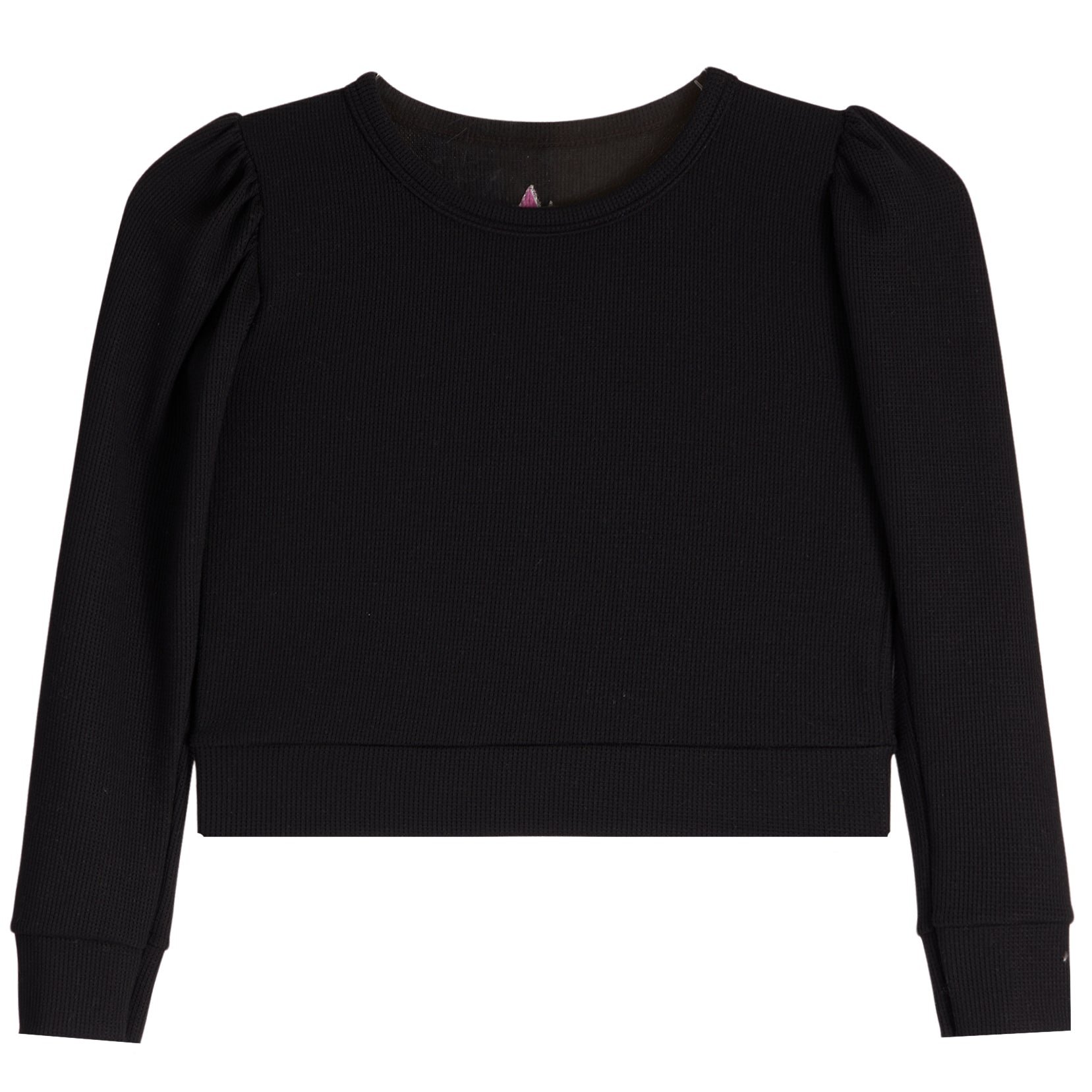 Puff Sleeve Themal Sweatshirt - Denny's